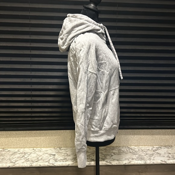 ADIDAS ATHLETICS X REIGNING CHAMP Women’s Grey Zip Front Hoodie Small - Picture 5 of 11